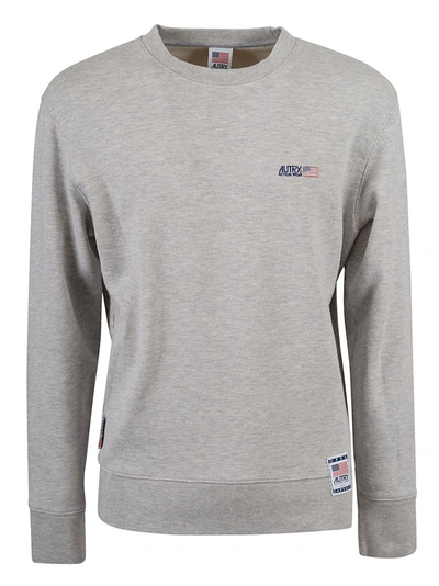 Shop Autry Logo Print Sweatshirt In Grey