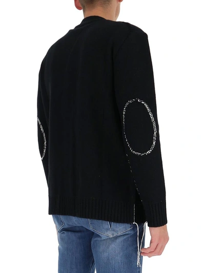 Shop Alexander Mcqueen Skull Intarsia Knitted Cardigan In Black