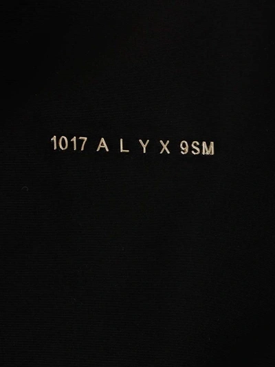 Shop Alyx 1017  9sm Logo Plaque Windbreaker In Black