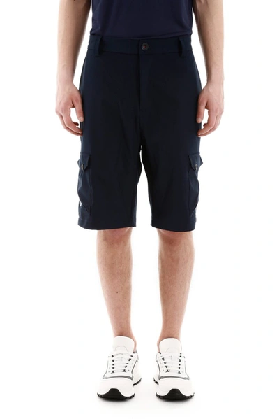 Shop North Sails X Prada Cup America's Cup Cargo Shorts In Navy