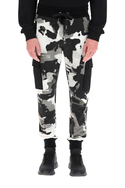 Shop Dolce & Gabbana Camouflage Print Track Pants In Multi