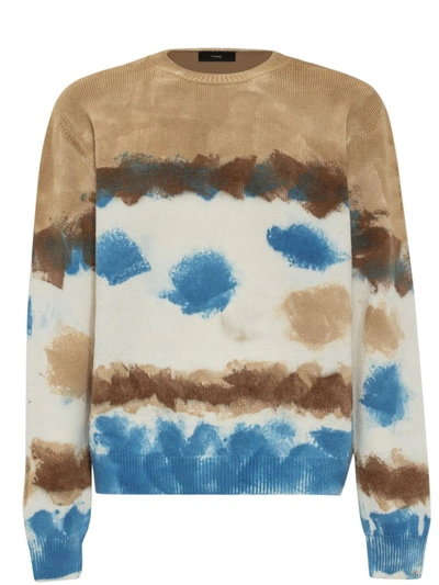 Shop Alanui Mirage In The Desert Knitted Sweater In Multi