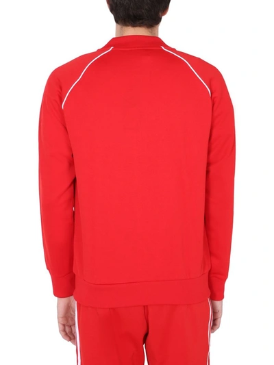 Shop Adidas Originals Adicolor Classics Primeblue Sst Track Jacket In Red