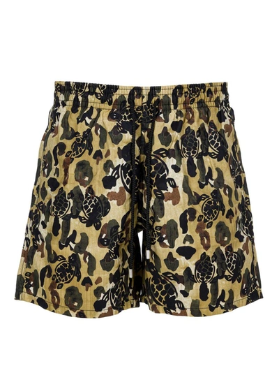 Shop Palm Angels Camouflage Print Shorts In Multi