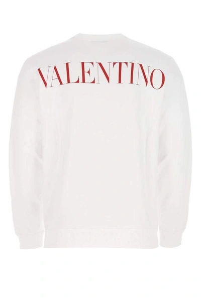 Shop Valentino Crewneck Long In White