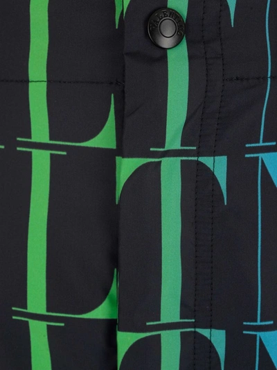 Shop Valentino Vltn Printed Shorts In Multi
