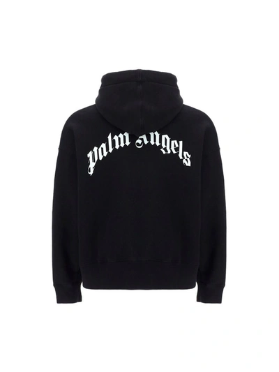 Shop Palm Angels Pirate Bear Hoodie In Black