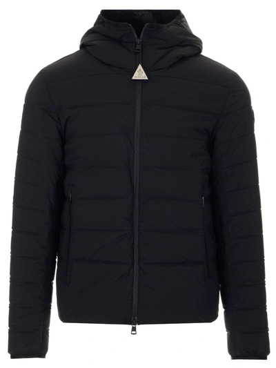 Shop Moncler Eze Down Jacket In Black
