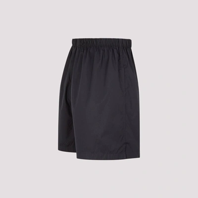 Shop Balenciaga Logo Boxer Shorts In Black