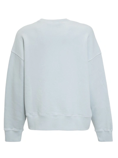 Shop Palm Angels Bear Crewneck Sweatshirt In Blue