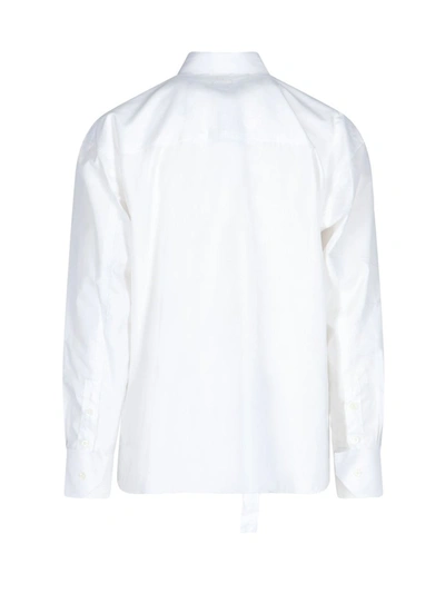 Shop Ader Error Fastning Detail Shirt In White