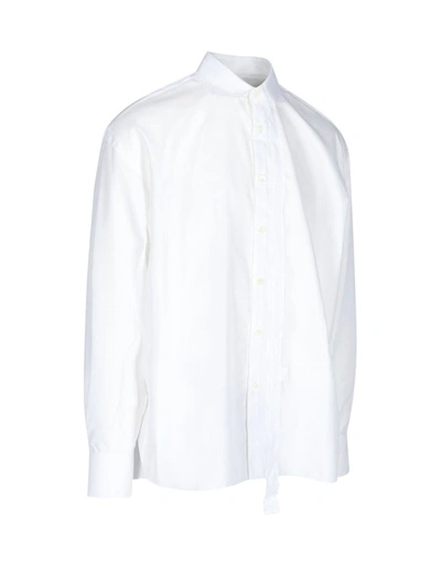 Shop Ader Error Fastning Detail Shirt In White