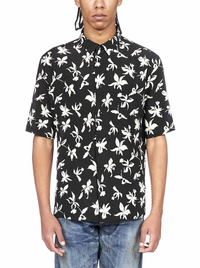 Shop Saint Laurent Wild Orchid Shirt In Multi
