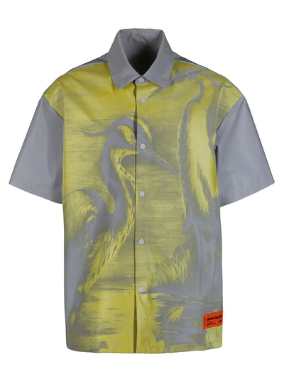 Shop Heron Preston Graphic Printed Short Sleeve Shirt In Multi