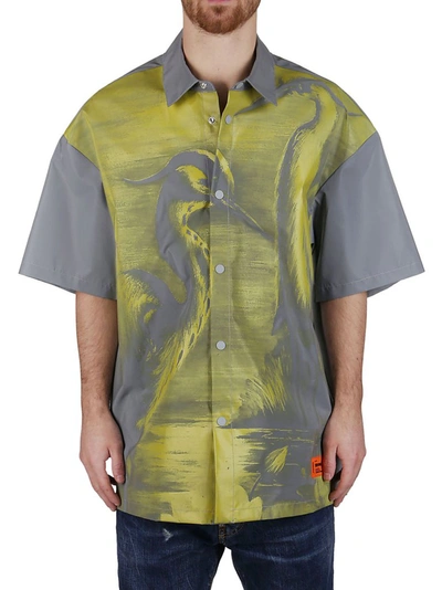 Shop Heron Preston Graphic Printed Short Sleeve Shirt In Multi