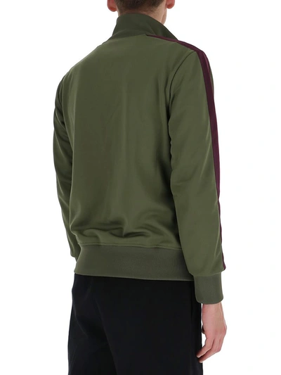 Shop Palm Angels College Track Jacket In Green