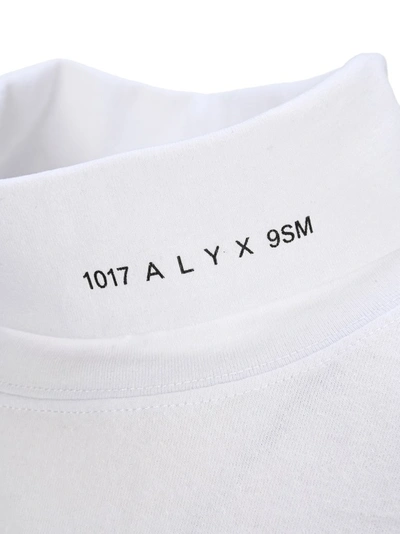 Shop Alyx 1017  9sm Roll Neck Sweater In White