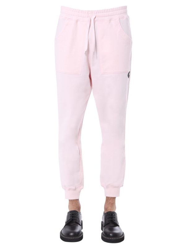 Vivienne Westwood Logo Embroidered Pants Pink