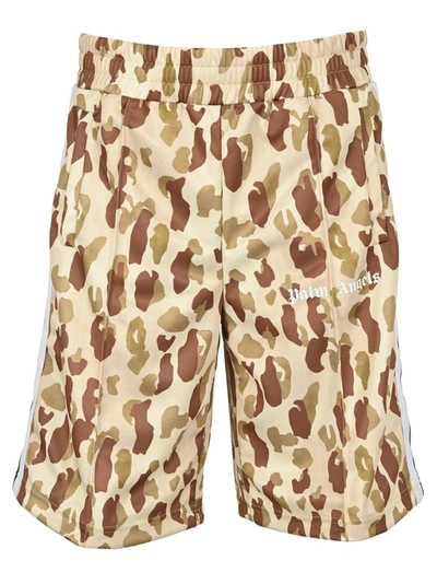 Shop Palm Angels Camouflage Print Shorts In Multi
