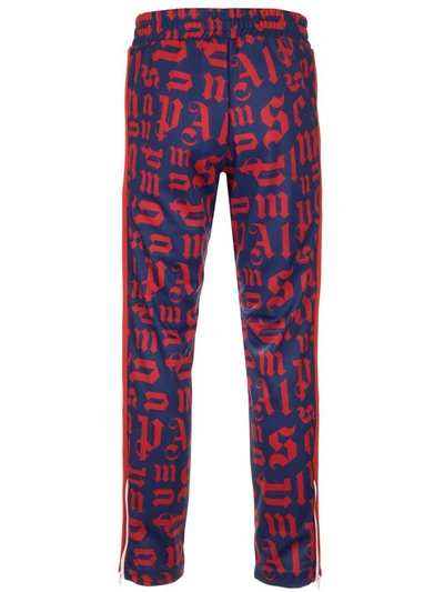 Shop Palm Angels Monogram Track Pants In Multi