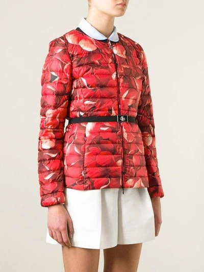 Shop Moncler 'meil' Padded Jacket - Red