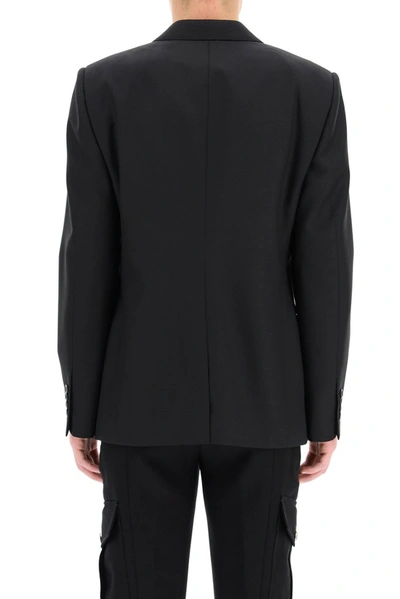 Shop Alexander Mcqueen Tailored Single In Black