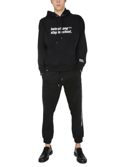 Shop Helmut Lang Impress Sweatpants In Black