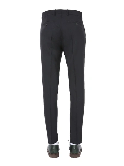 Shop Ami Alexandre Mattiussi Ami Cigarette Trousers In Black