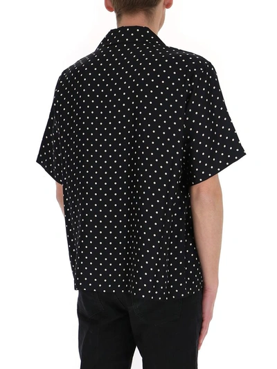 Shop Amiri Polka Dot Short In Black