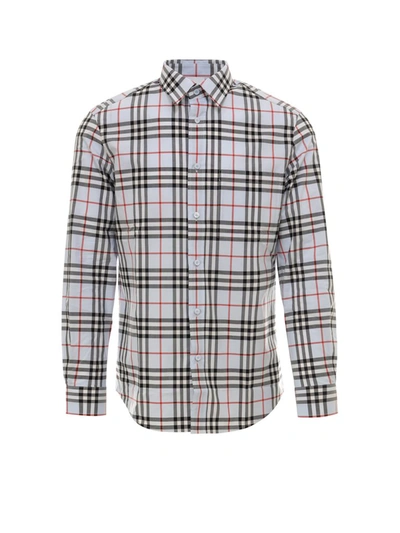 Shop Burberry Vintage Check Buttoned Shirt In Multi