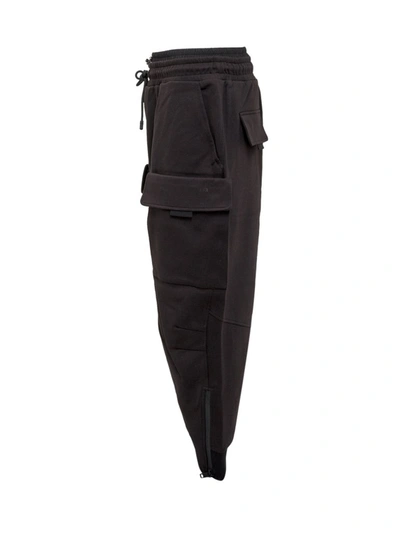 Shop Dolce & Gabbana Tapered Pocket Detail Pants In Black