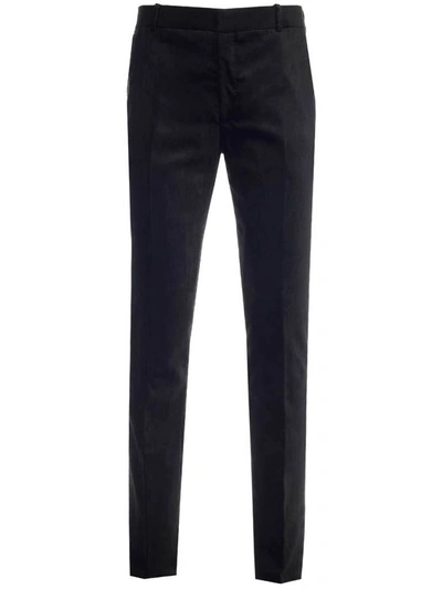 Shop Alexander Mcqueen Tailored Trousers In Black