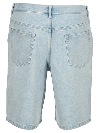 A.p.c. Light-wash Denim Shorts In Light Blue | ModeSens