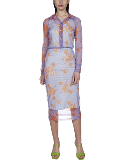 Shop Sportmax Floral Print Semi In Multi