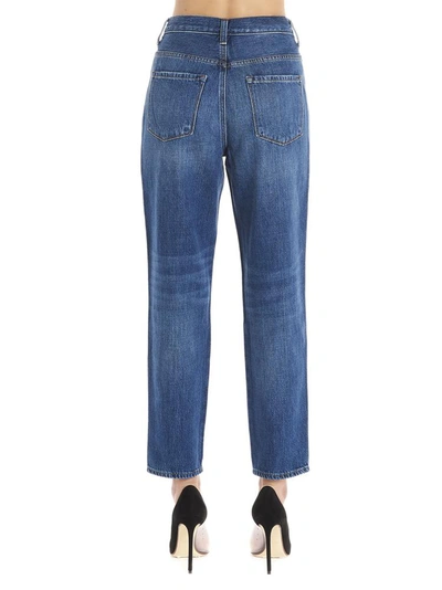 Shop J Brand Cropped Jeans In Blue