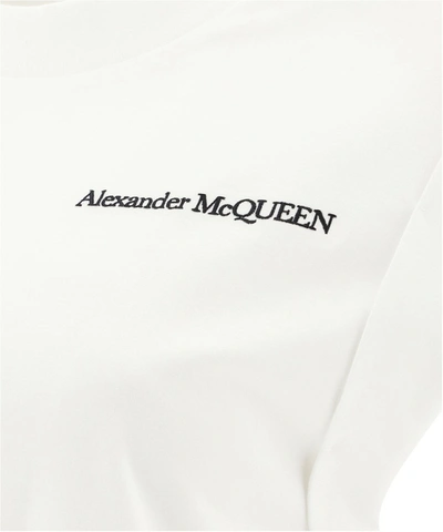 Shop Alexander Mcqueen Logo Embroidered Tank Top In White
