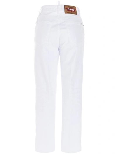 Shop Dsquared2 Dsq2 Straight Leg Jeans In White
