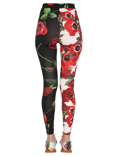 Shop Dolce & Gabbana Patchwork Printed Trousers In Multi