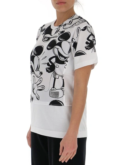 Shop Comme Des Garçons X Medicom Toy Printed T In White