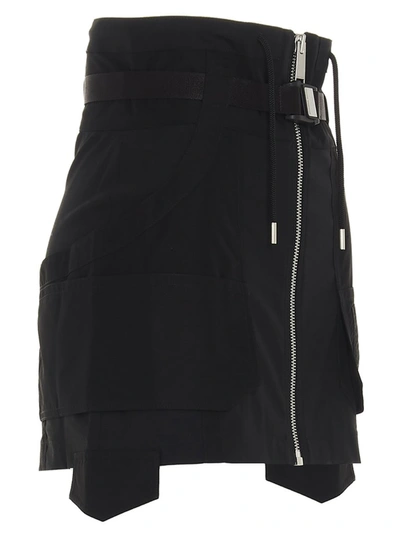 Shop Heron Preston Cargo Mini Skirt In Black