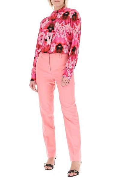 Shop Alexander Mcqueen Floral Printed Shirt In Pink