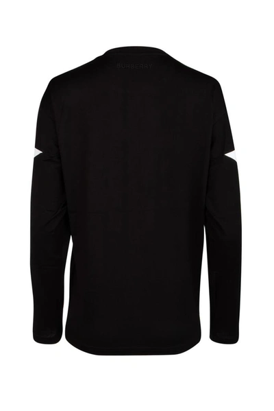 Shop Burberry Star Print Long Sleeve T In Black