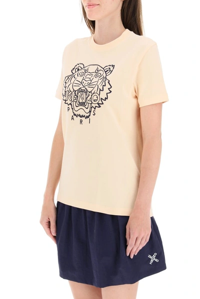 Shop Kenzo Tiger Crewneck Loose T In Orange