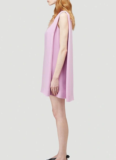 Shop Valentino Cady Couture Dress In Pink