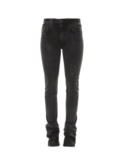 Shop Balenciaga Flared Skinny Jeans In Black