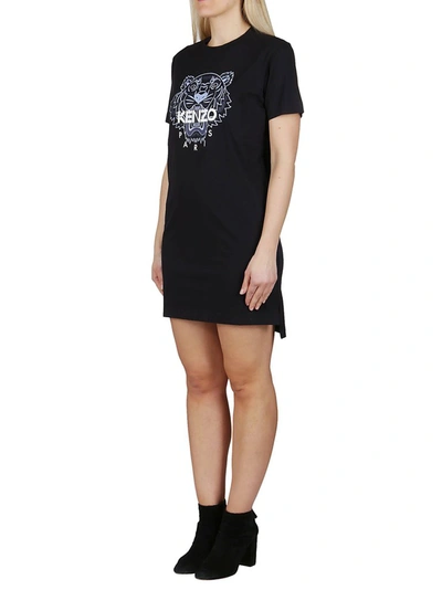 Shop Kenzo Tiger Printed T In Black