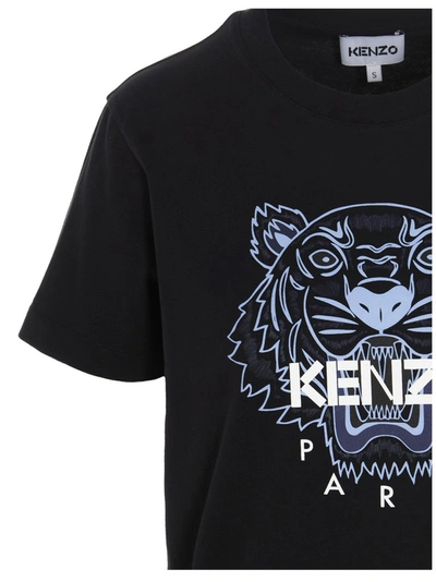 Shop Kenzo Tiger Printed T In Black