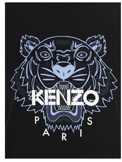 Shop Kenzo Tiger Printed T In Black