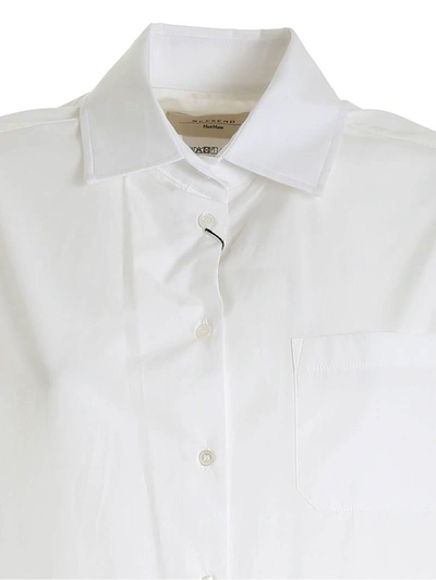 Shop Weekend Max Mara Classic Collar Shirt In White