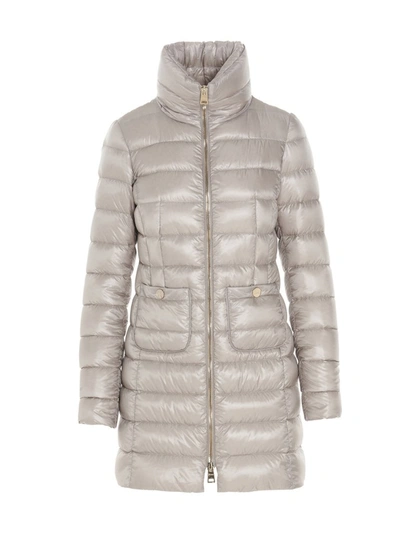 Shop Herno Maria Padded Coat In Beige